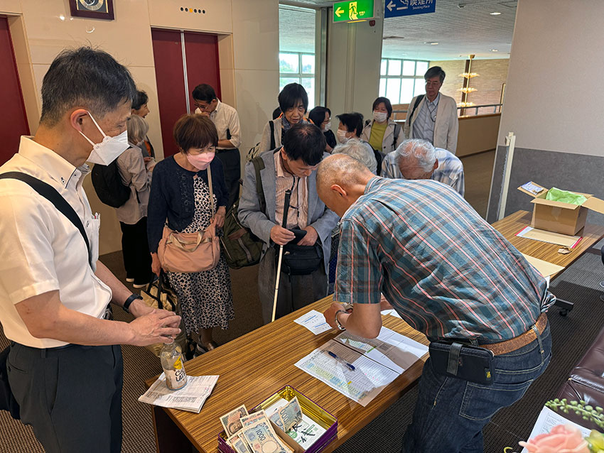 2025年山形修養会受付の様子