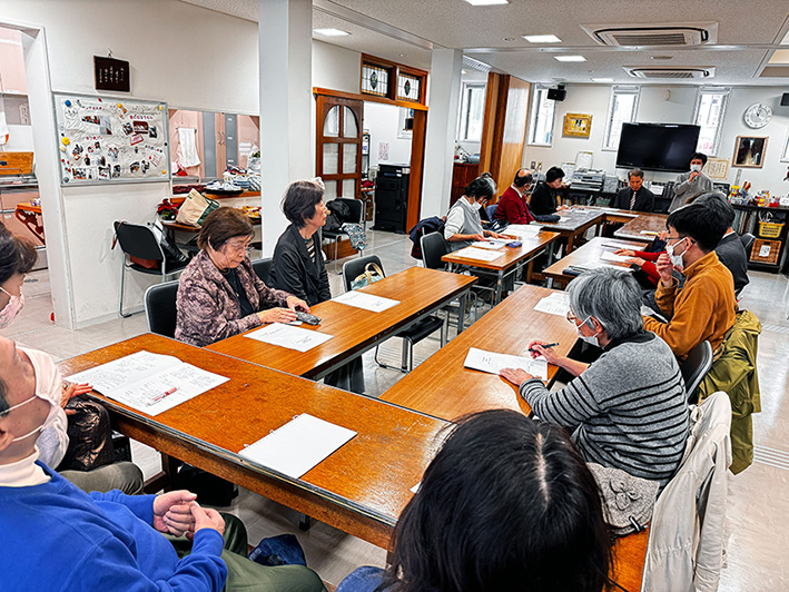 地方信徒会の一コマ