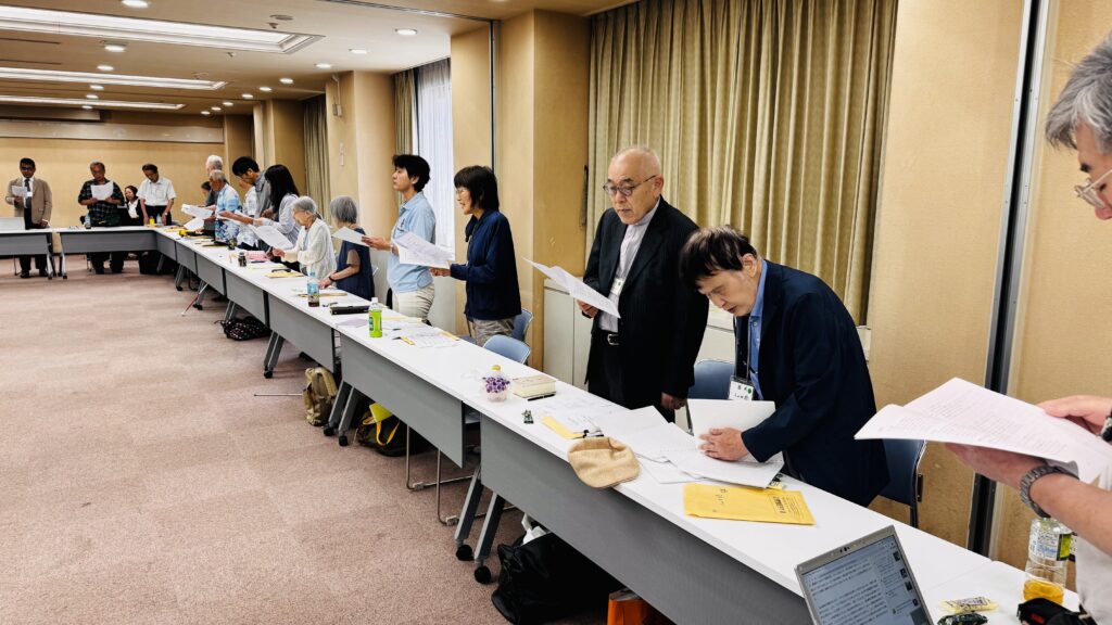 閉会礼拝の賛美